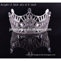 bridal hair accessories full round rhinestone tiara and crown for sale